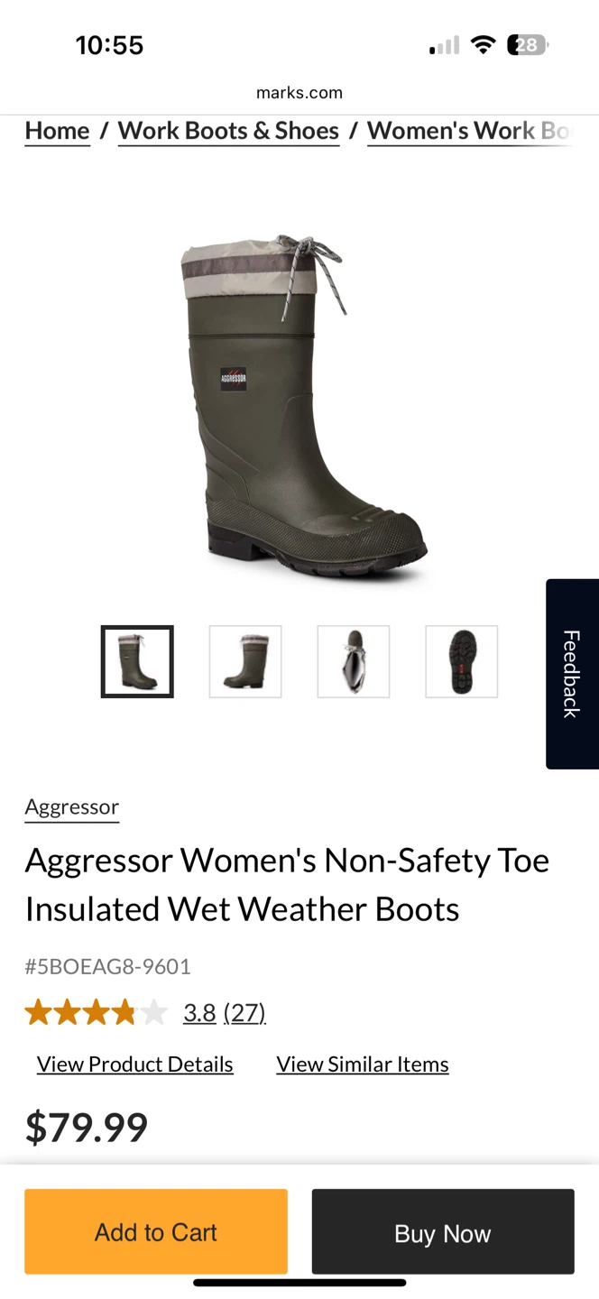 Aggressor Women's Insulated Wet Weather Boots - photo 3