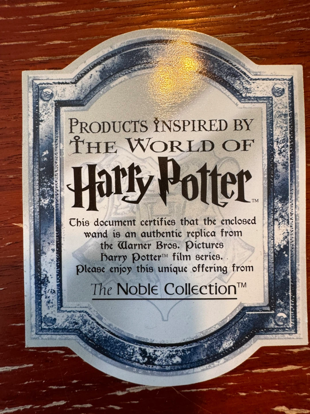 Shape’ Wand / The Noble Collection Harry Potter Wand Replica - photo 2