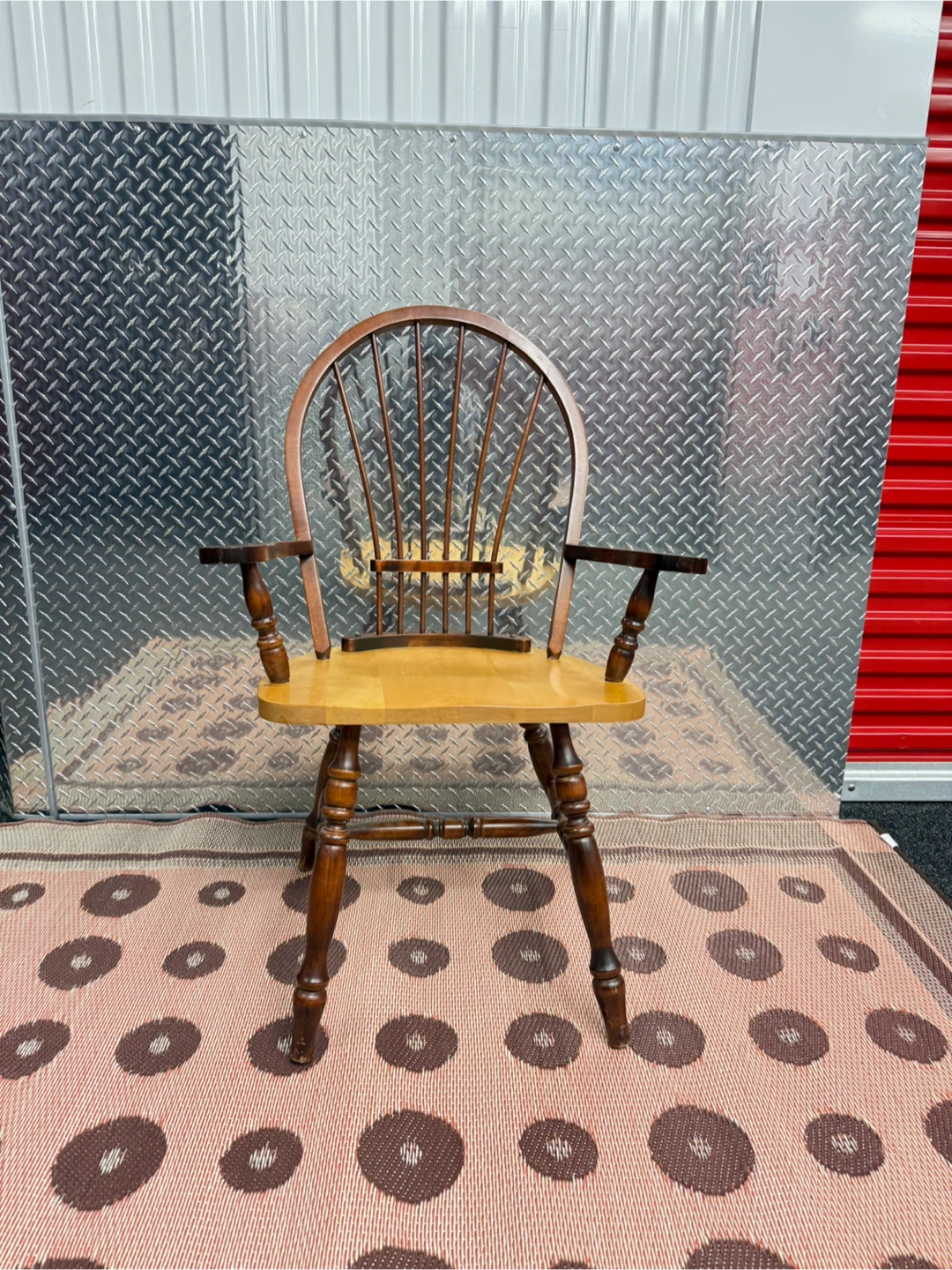 Wooden Windsor Style Armchair