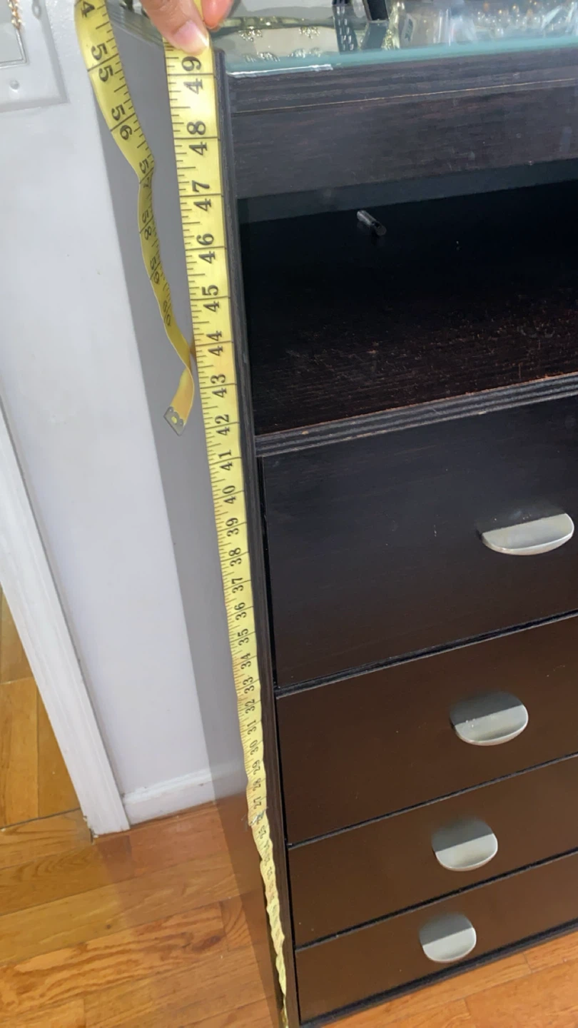 Black dresser with 6 drawers - photo 4