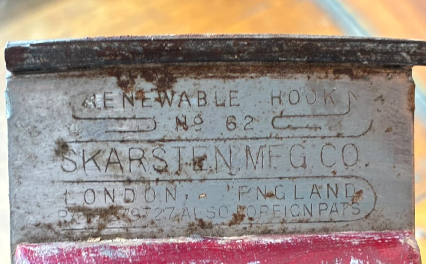 Vintage 1960s Skarsten Scraper Dual Hook No.62 Woodworking Tool
