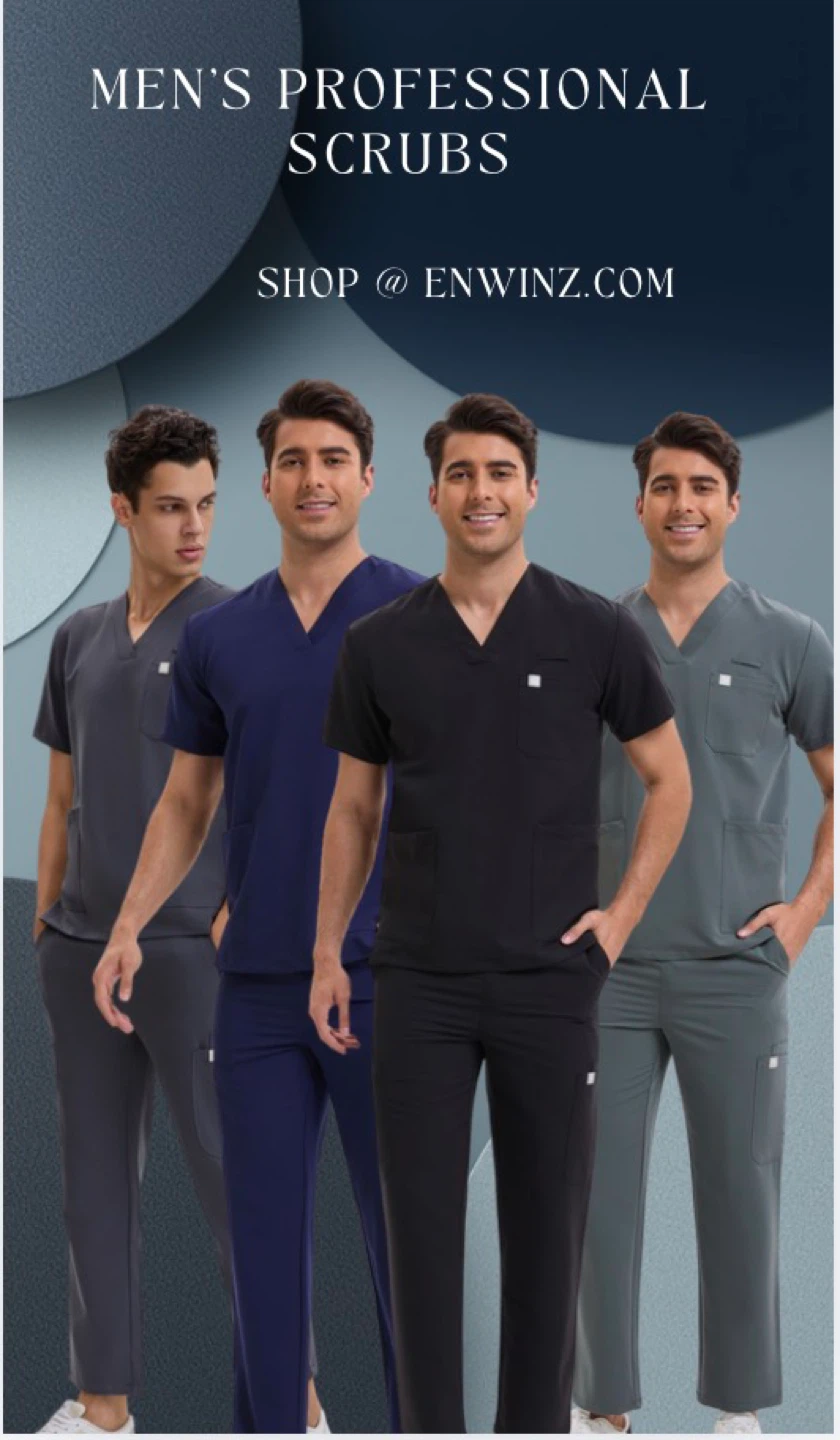 ENWINZ Men's and women’s Professional uniform scrubs - photo 3