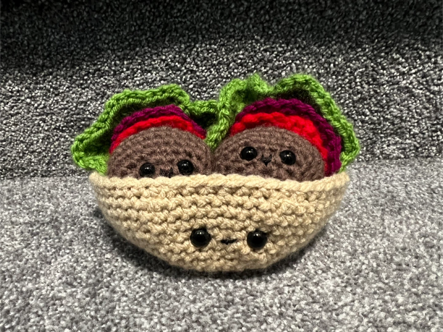 Crocheted Falafel
