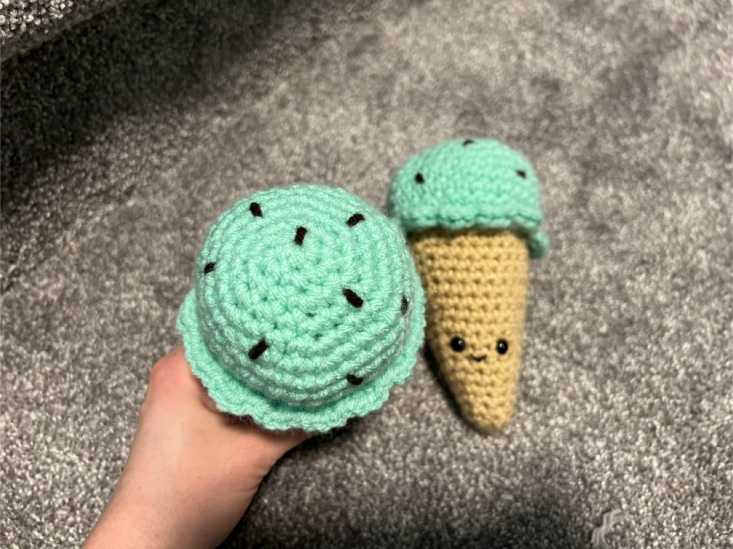 Crocheted Ice Cream Cone - photo 2