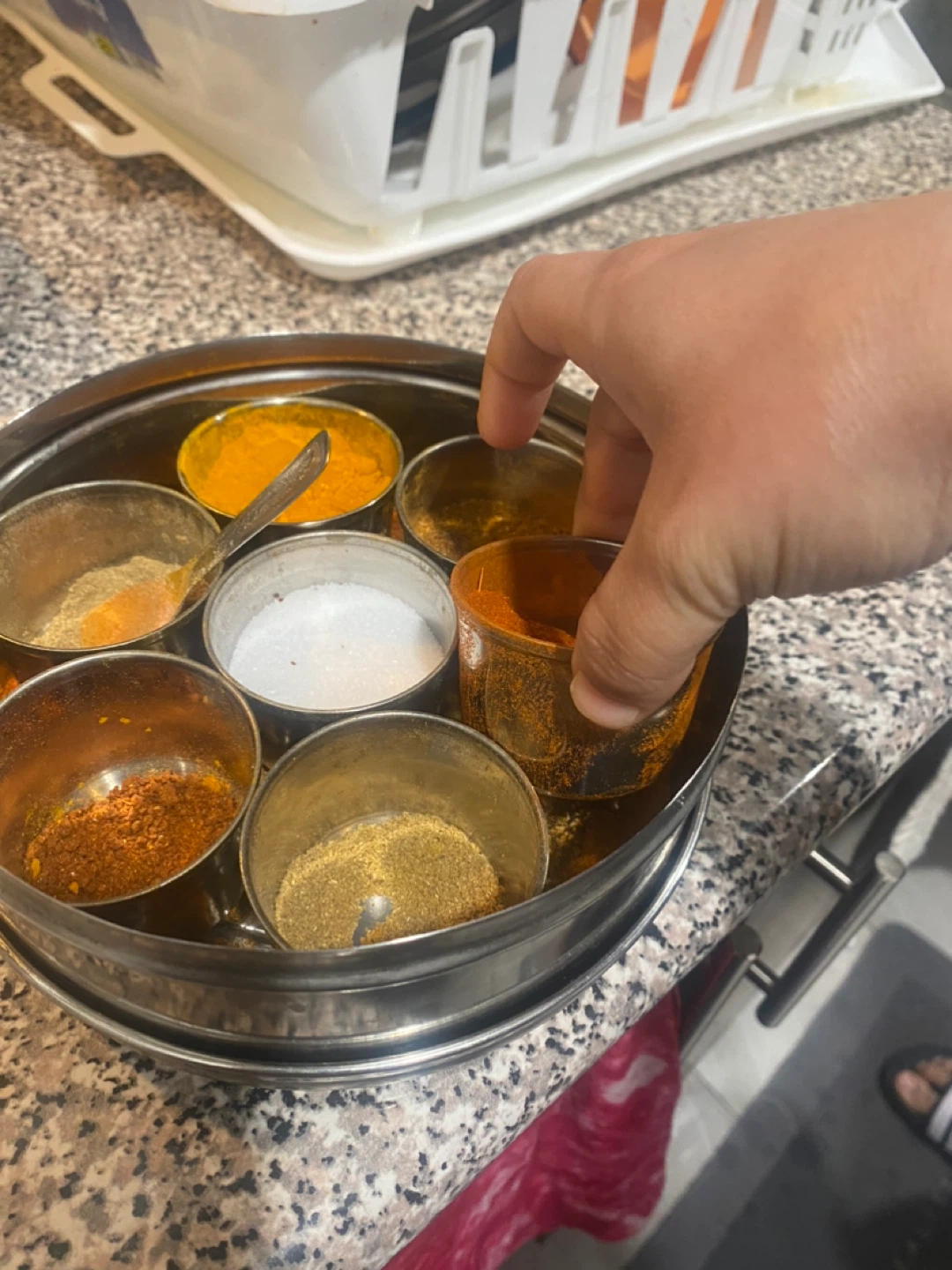 Stainless Steel Spice Box with Spoons - photo 3