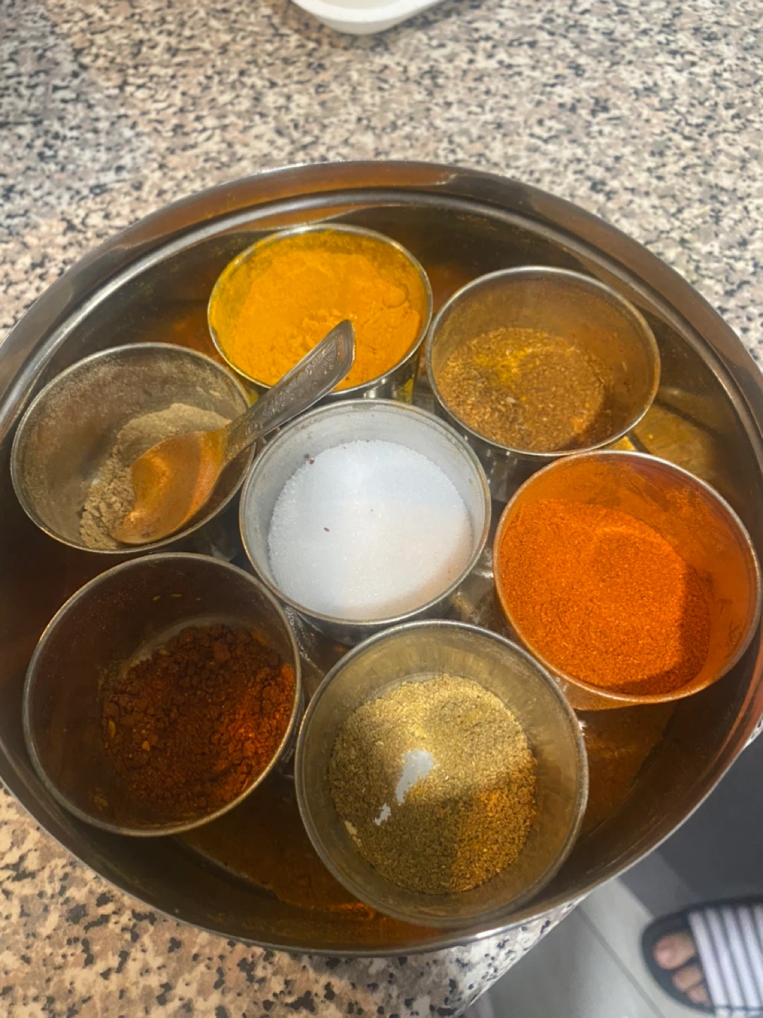 Stainless Steel Spice Box with Spoons - photo 2