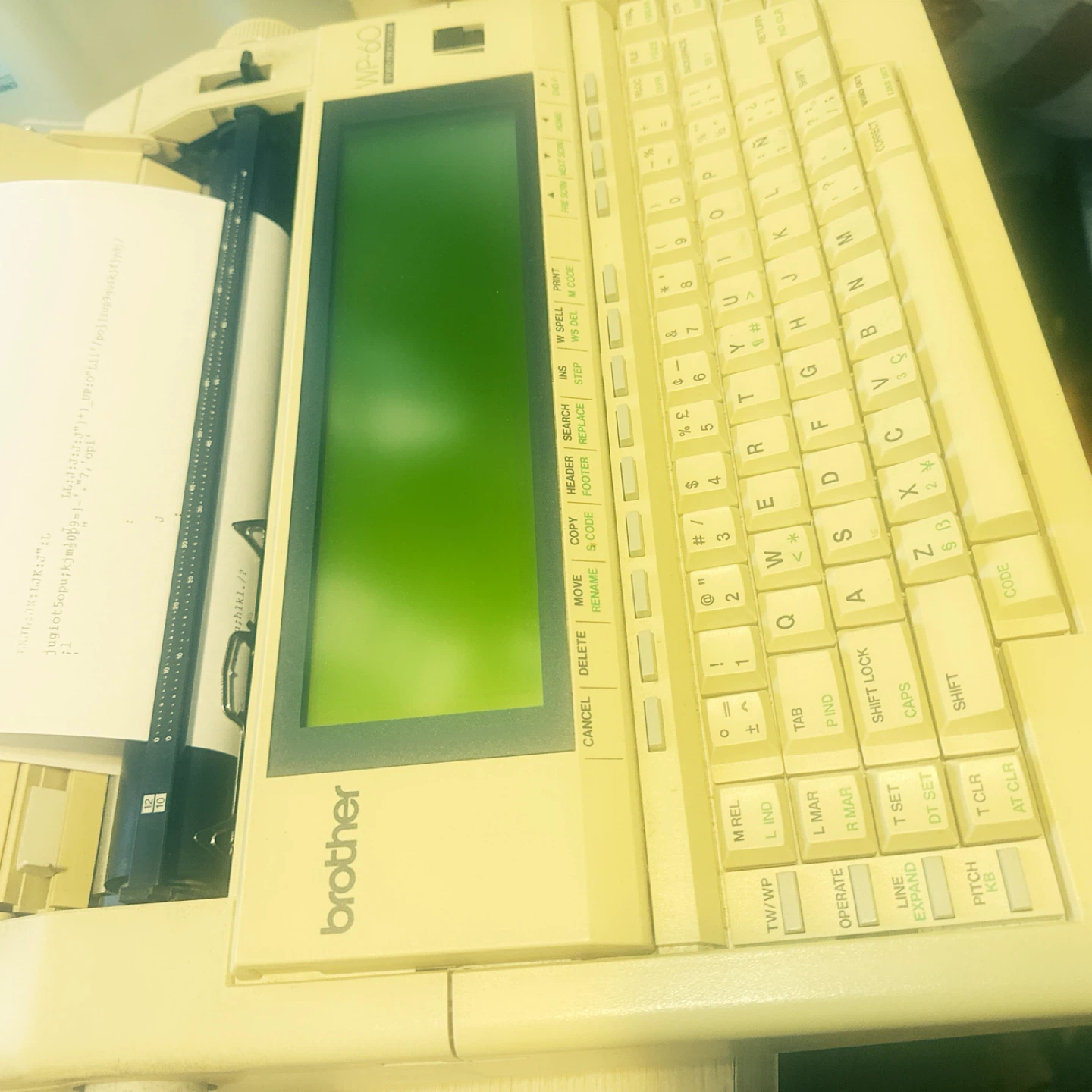 Brother WP-60 Electronic Typewriter - photo 3