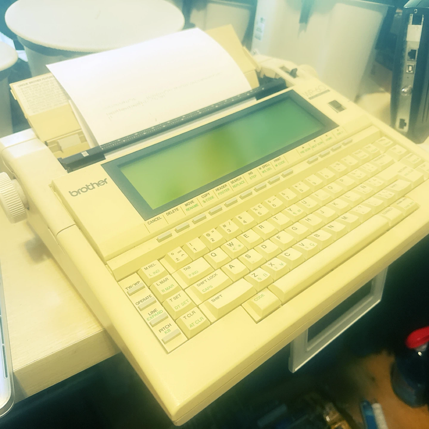 Brother WP-60 Electronic Typewriter - photo 5