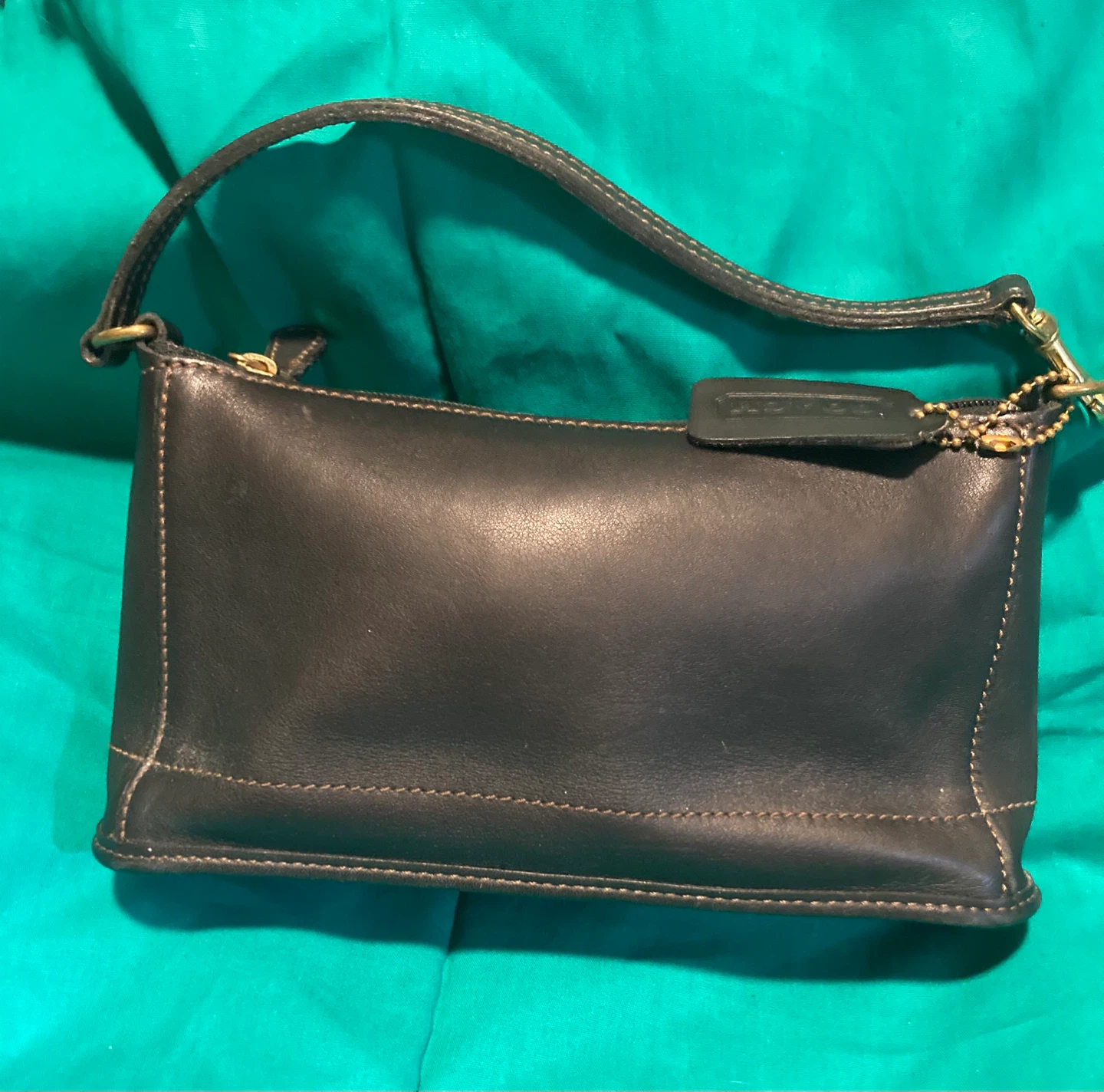 Vintage Coach Leather Small Shoulder Bag