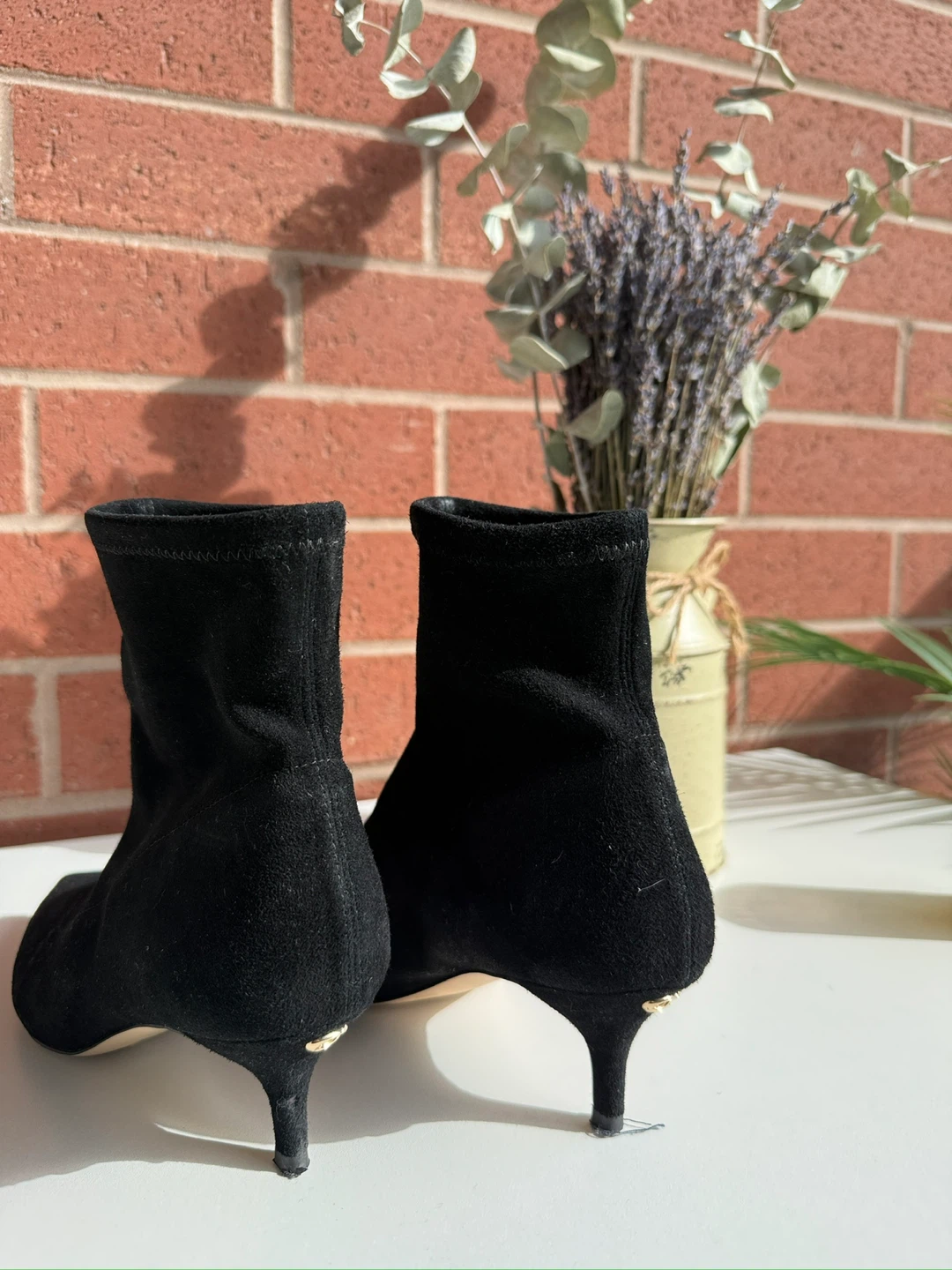 Coach Black Suede Sock Booties - photo 4