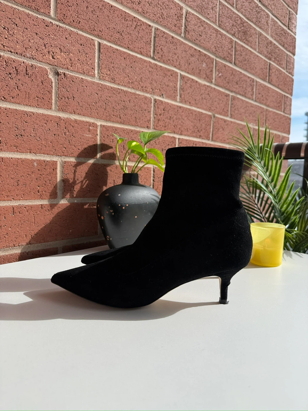 Coach Black Suede Sock Booties - photo 3