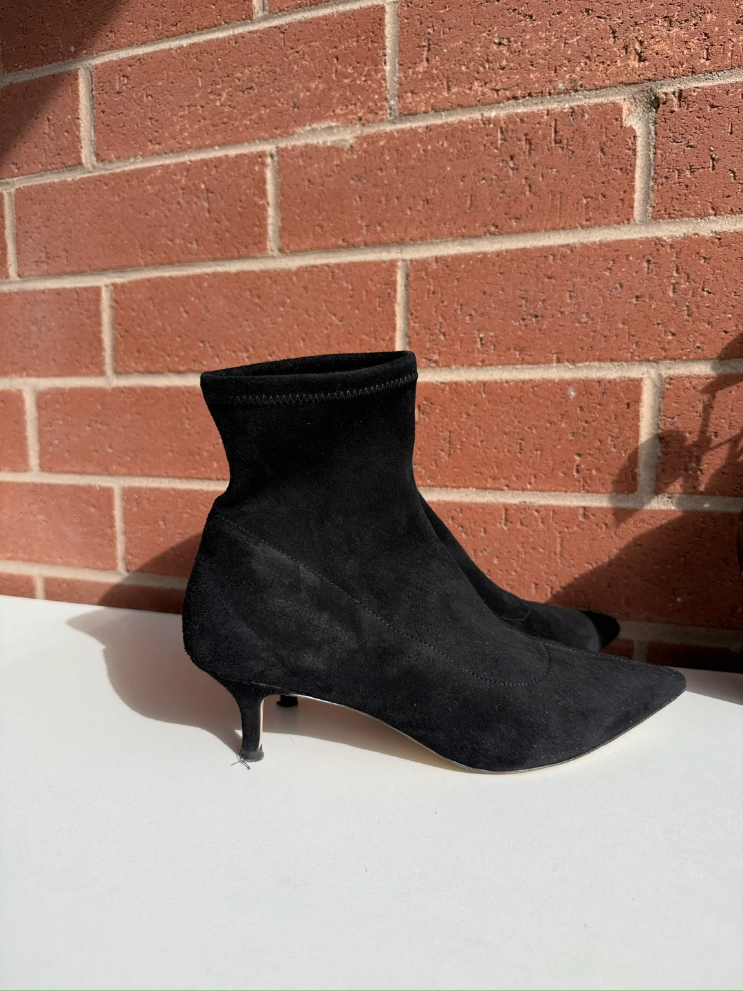 Coach Black Suede Sock Booties - photo 2