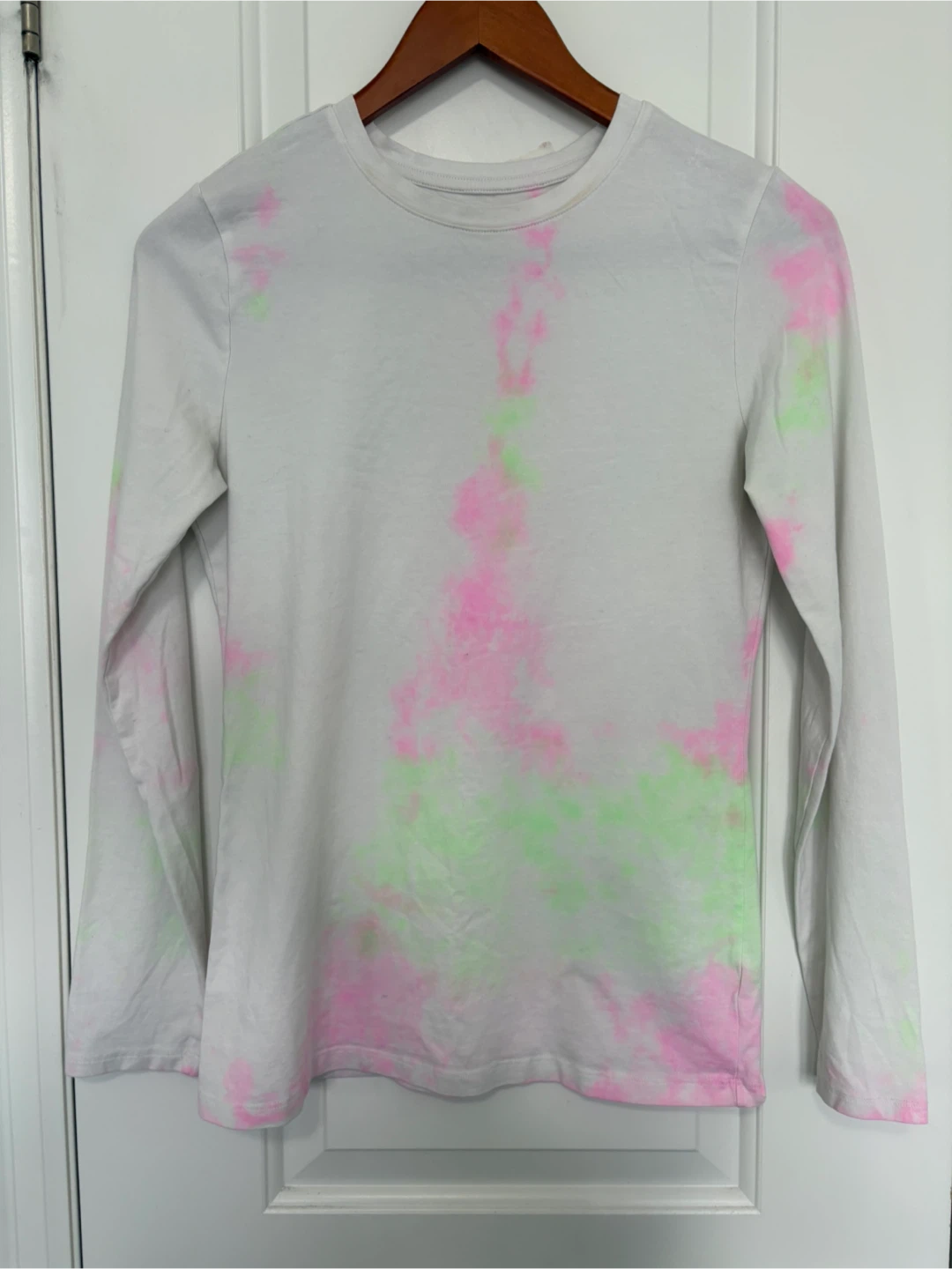 Tie Dye Long Sleeve Top, Sm