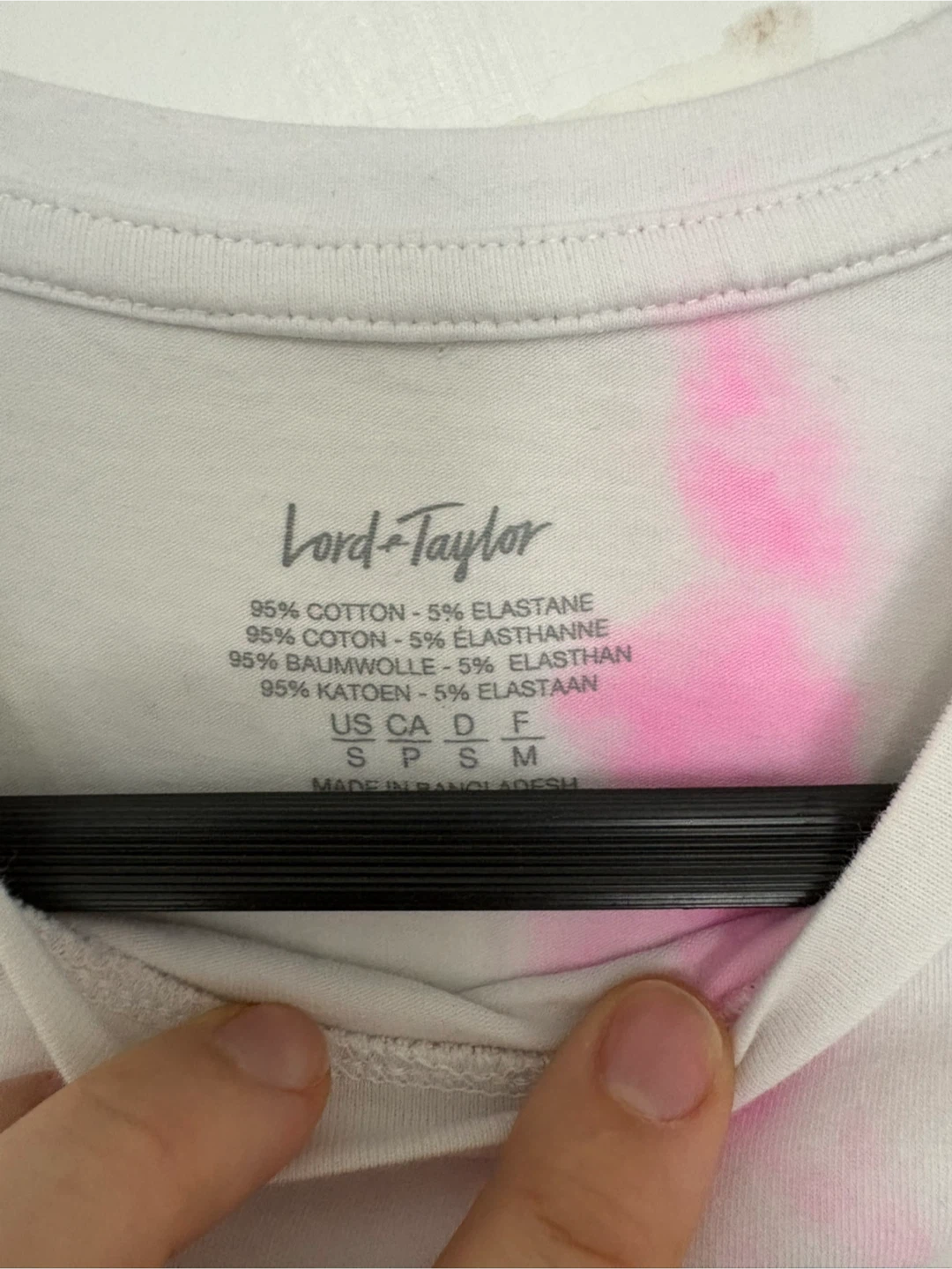 Tie Dye Long Sleeve Top, Sm - photo 3