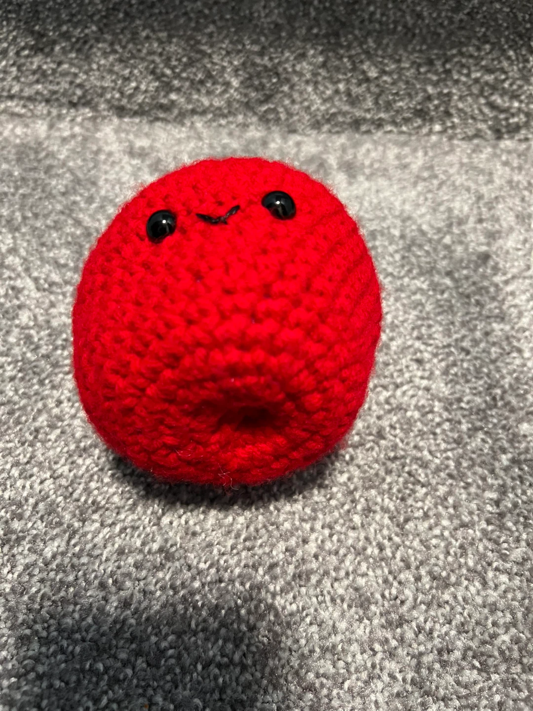 Handmade Crochet Red Apple - photo 2