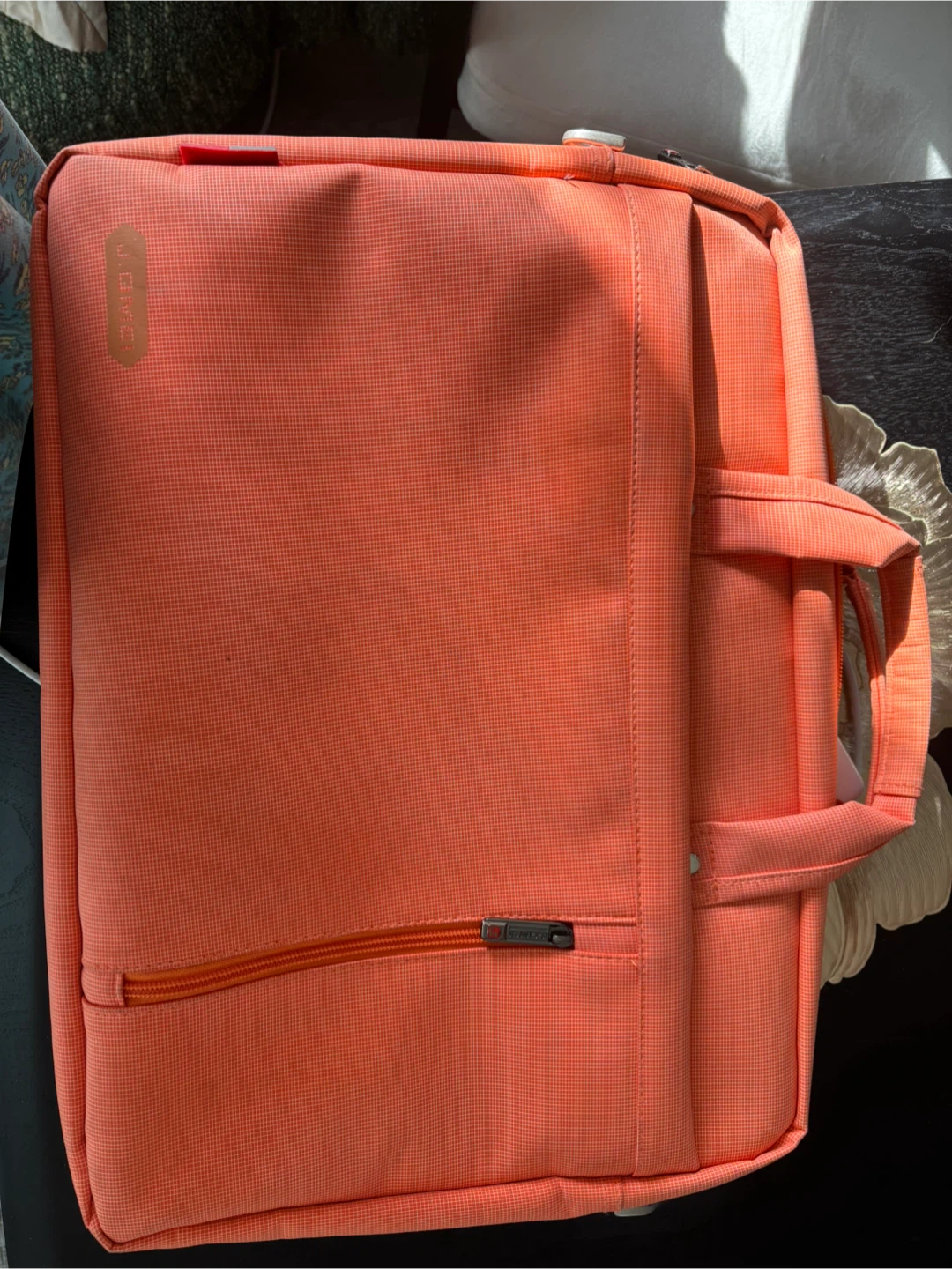 Orange Laptop Bag with Handles 43×31×8cm - photo 2