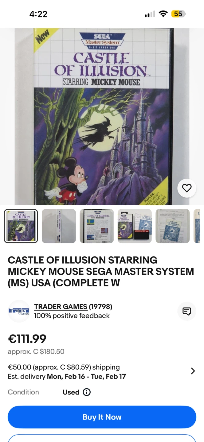 Castle of Illusion Starring Mickey Mouse - Sega Master System - photo 4
