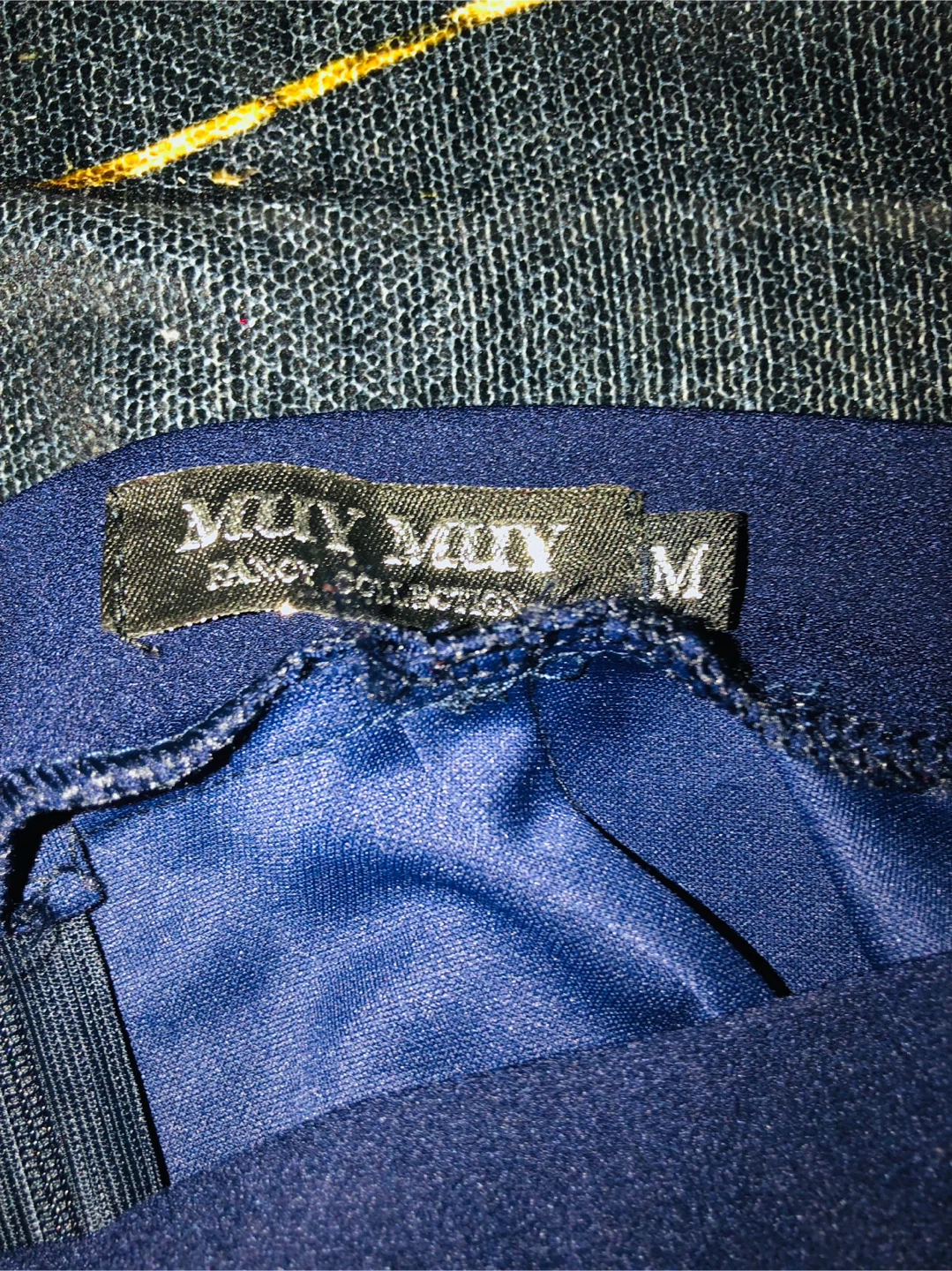 Navy Blue "Muly Muly" Snap Button Track new  Pants  Size M - photo 3