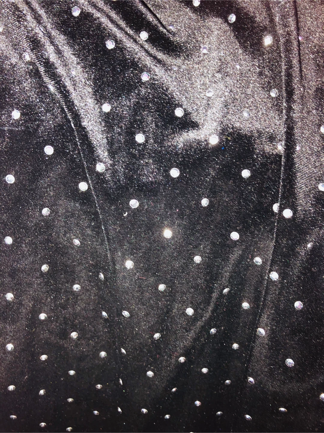 Sparkly Black Velvet dress M/L - photo 3