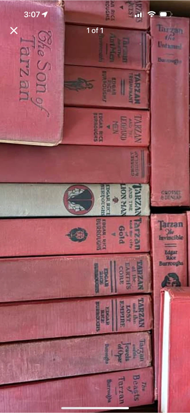 Edgar Rice Burroughs Tarzan Book Collection
