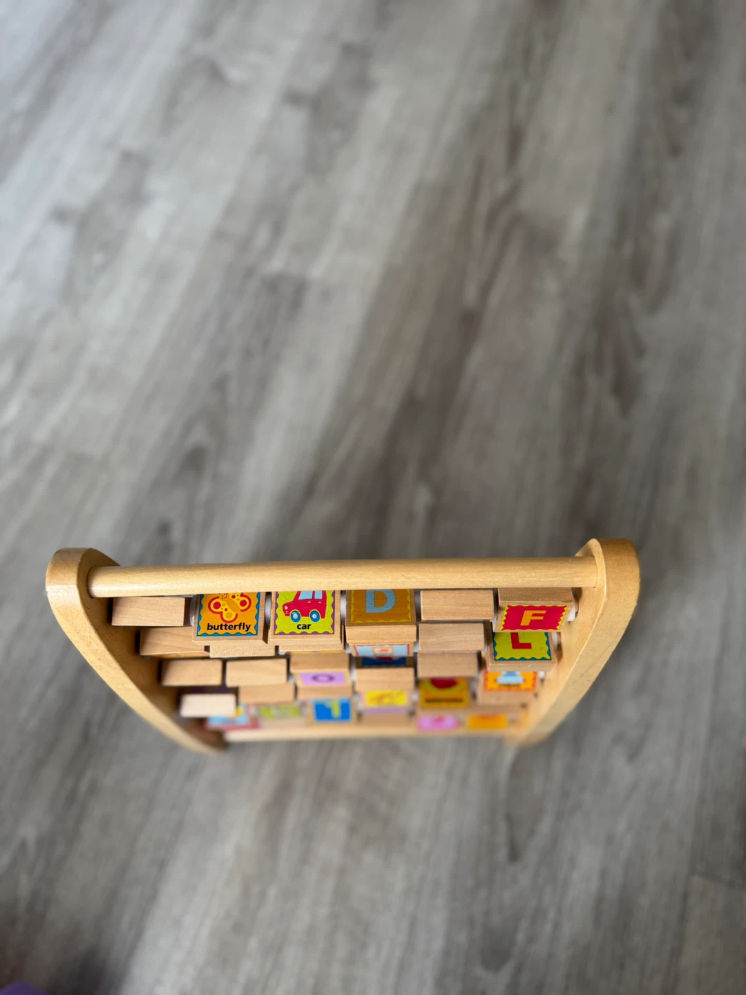 Wooden Alphabet and Number Abacus Toy - photo 5