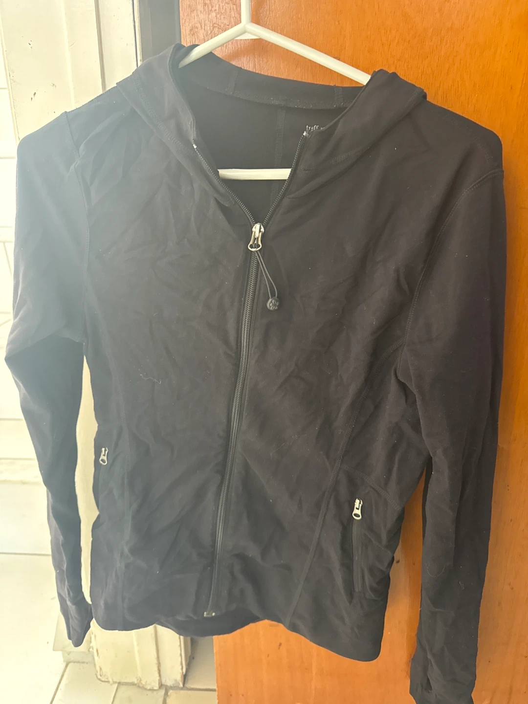 Tuff Athletics Black Zip-Up Hoodie