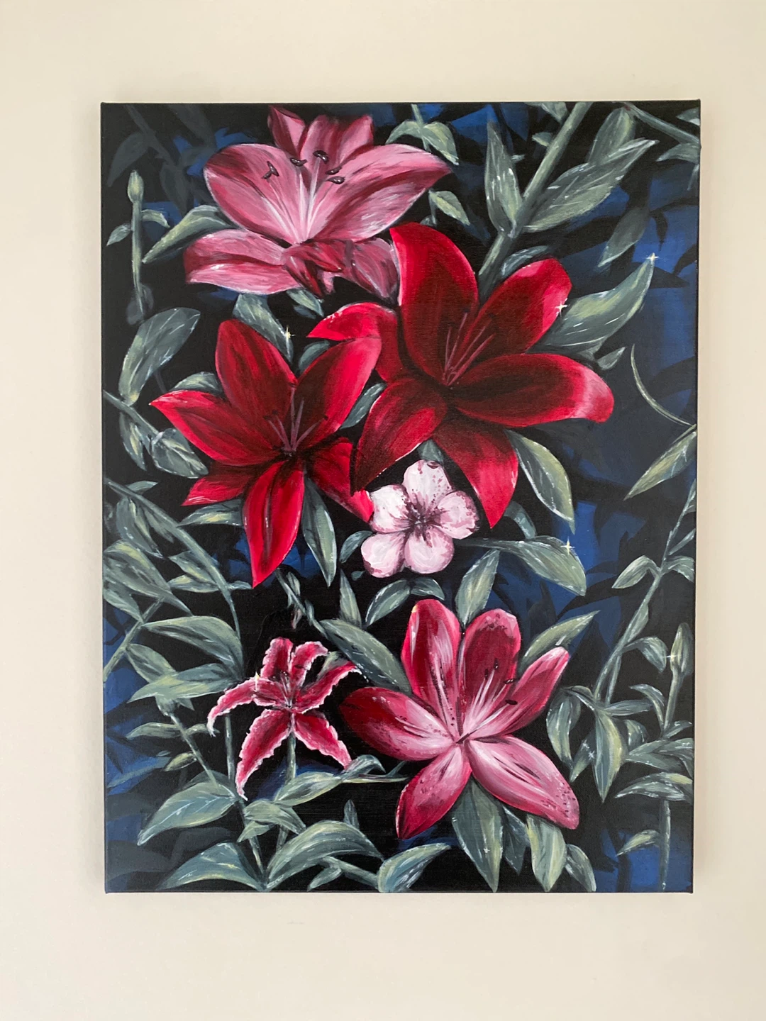 Floral Lily Painting print - photo 2