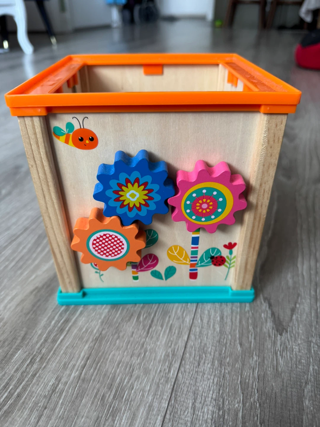 Wooden Activity Cube Toy
