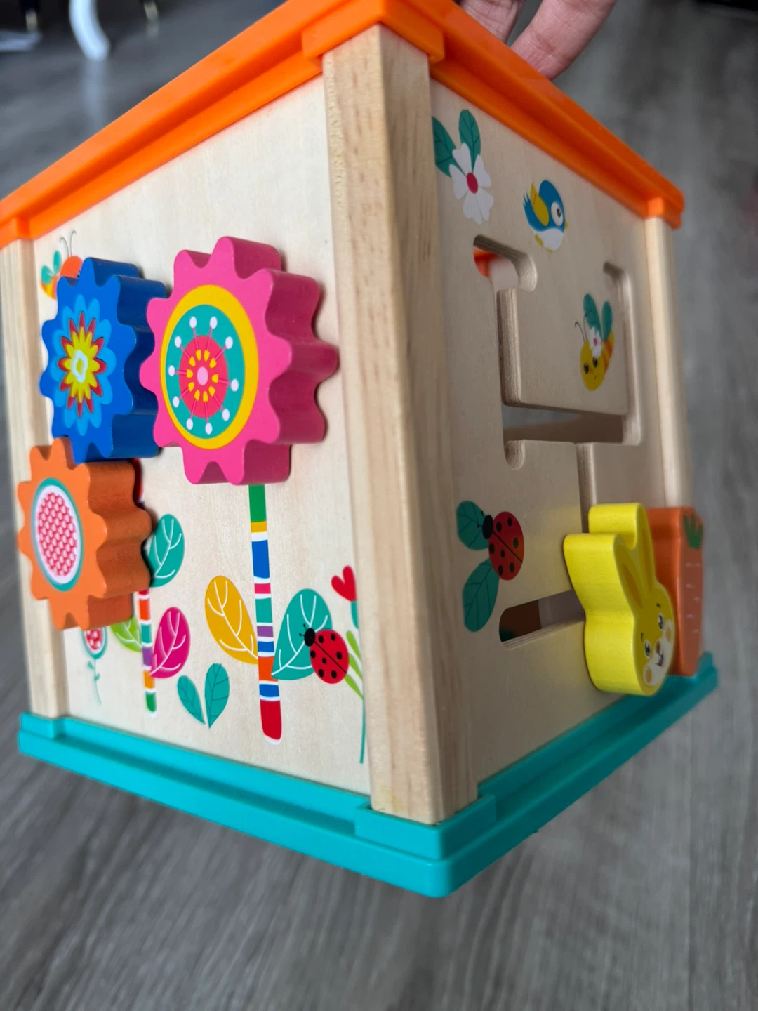 Wooden Activity Cube Toy - photo 3