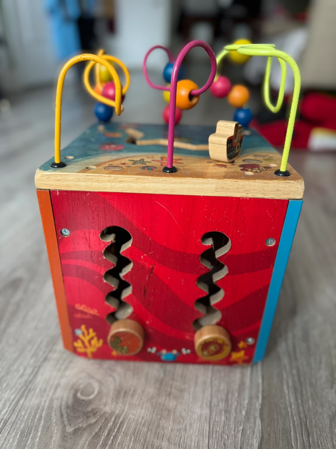 Wooden Activity Cube Toy - photo 2