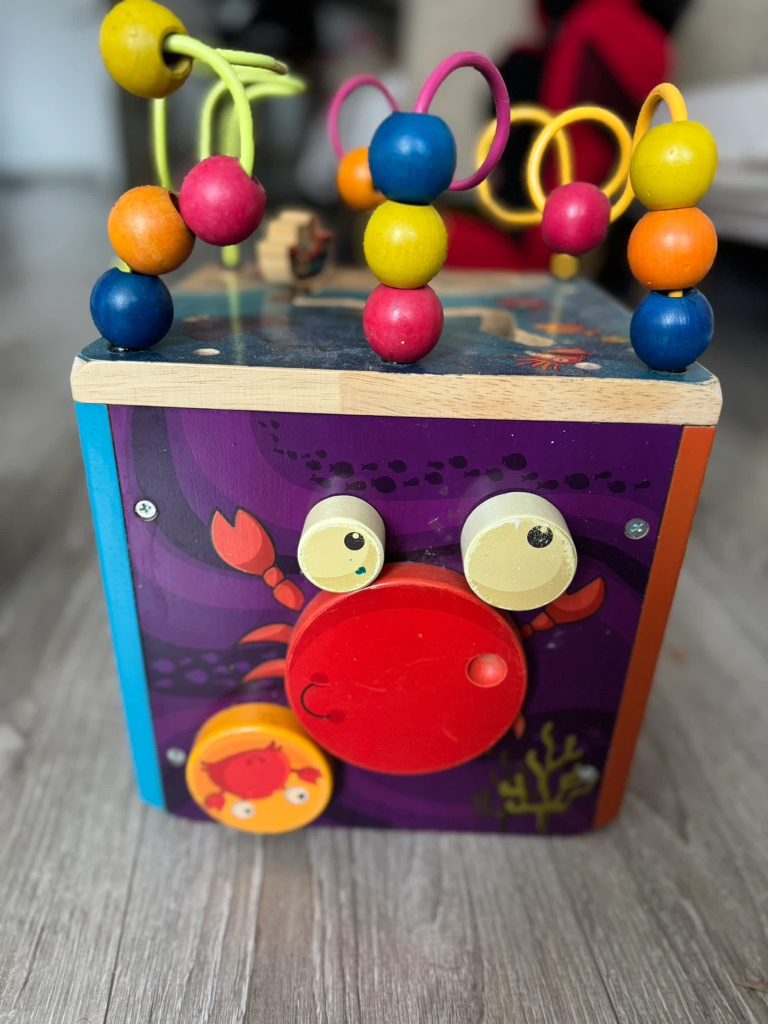 Wooden Activity Cube Toy
