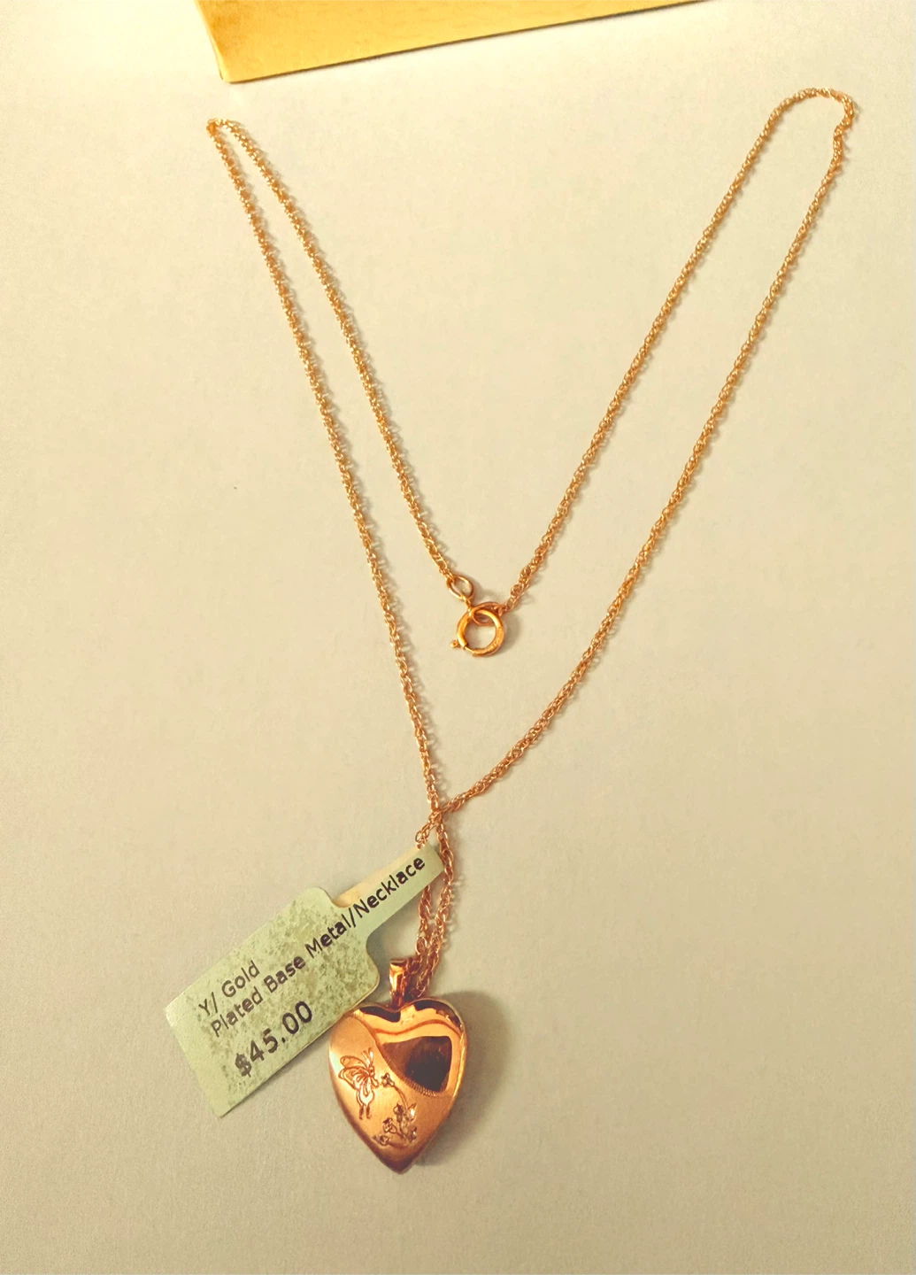 Heart Shaped Locket Necklace