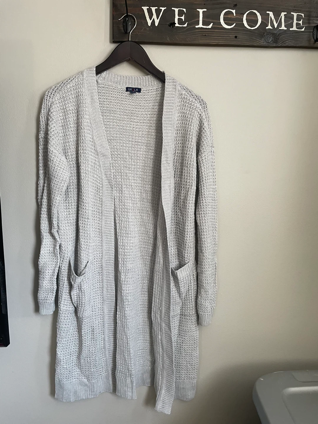 UK L.A. Grey Long Cardigan