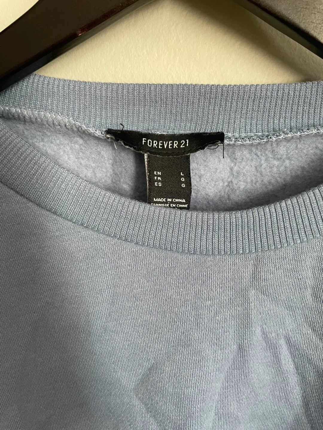 Forever 21 Blue Crewneck Sweatshirt - Large