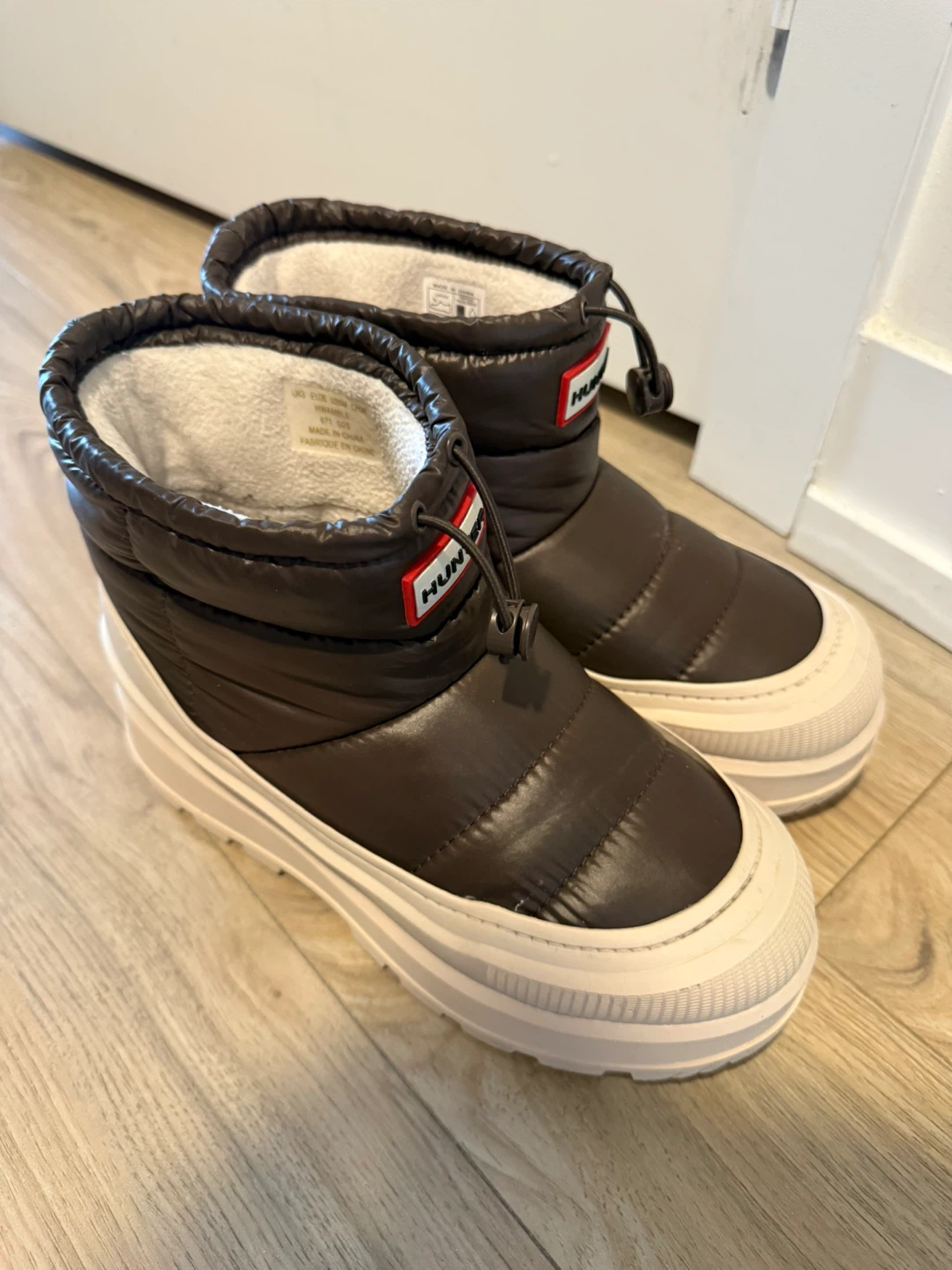 Waterproof Hunter Puffer Boots - Brown - photo 3