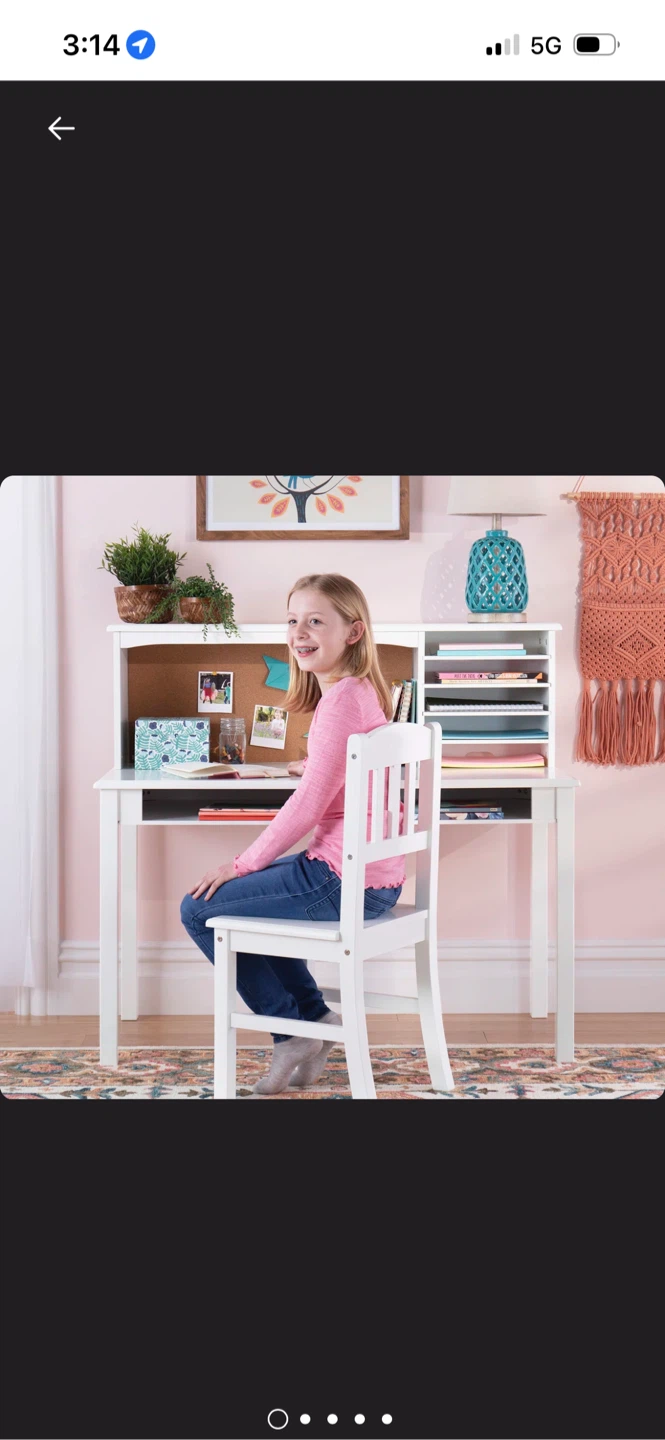 New New Children's desk and chair set