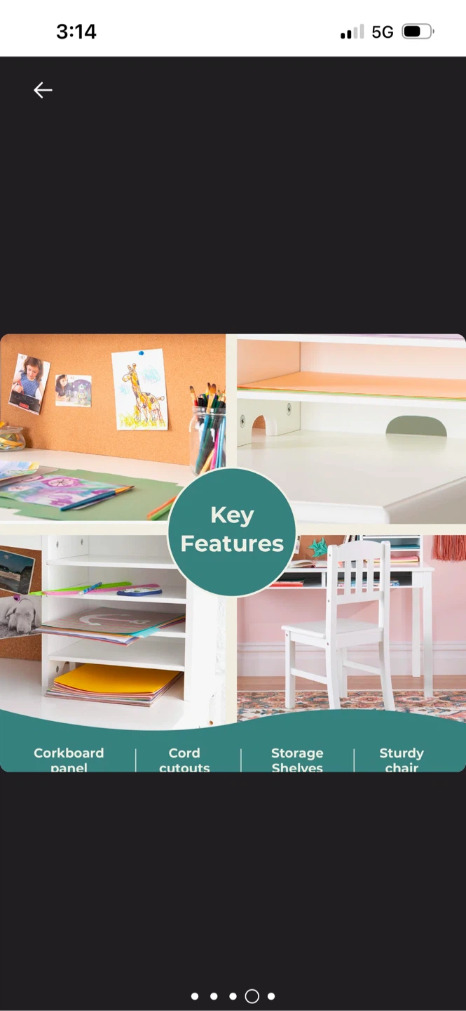 New New Children's desk and chair set - photo 5