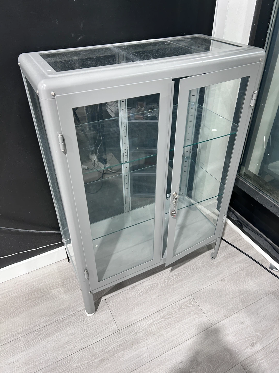 glass cabinet or glass display cabinet