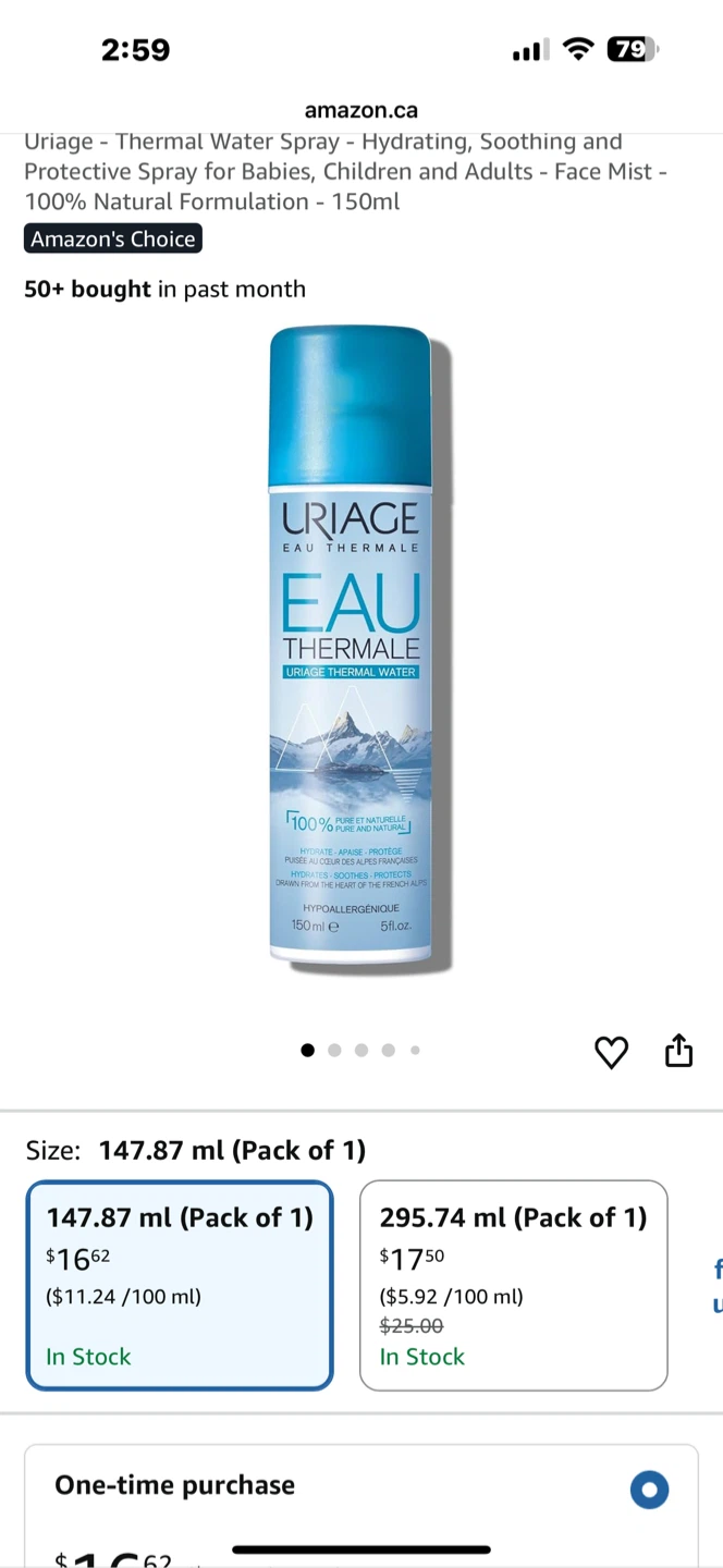 Uriage Eau Thermale Thermal Water Spray - 50ml