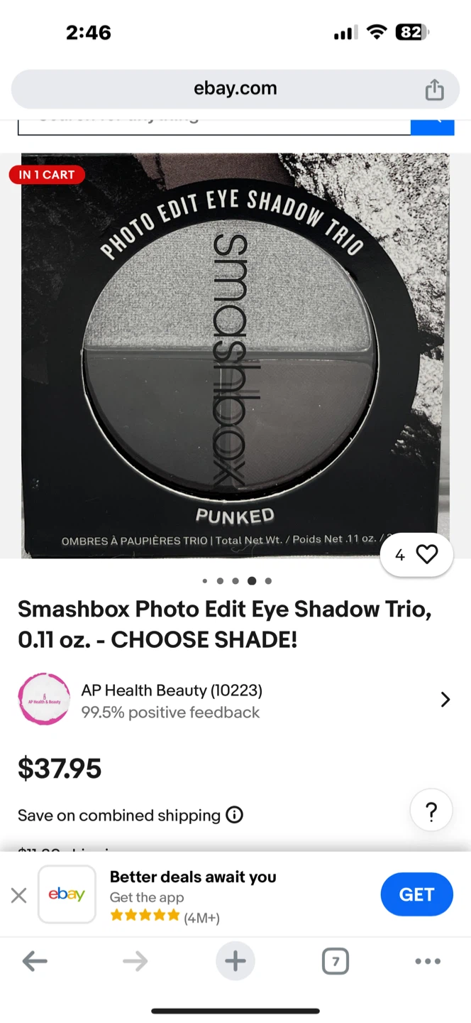 Smashbox Photo Edit Eye Shadow Trio - Punked - photo 2