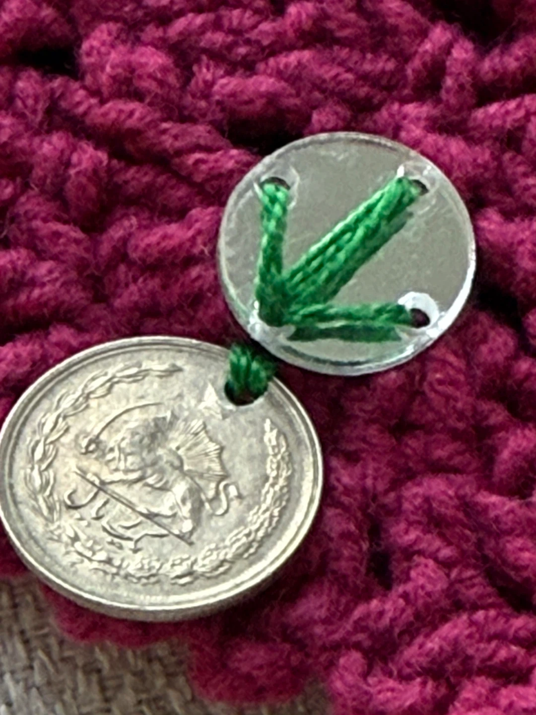 Hand-Crocheted Berry Pink Beanie - photo 3