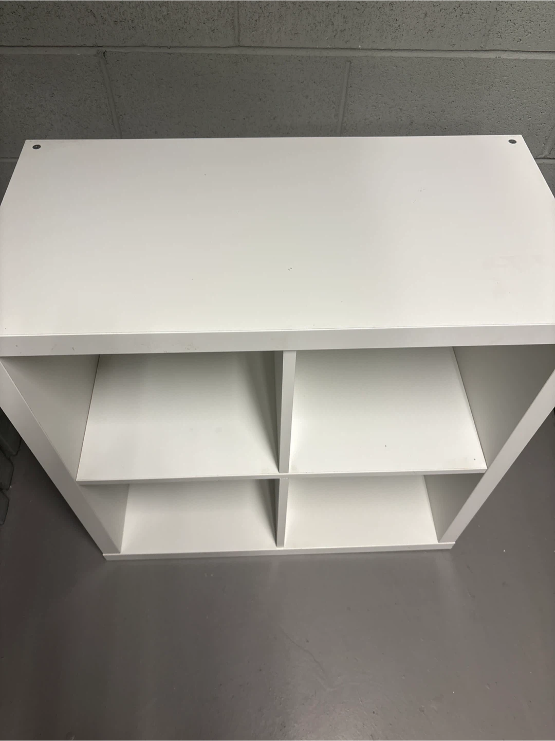 White 4-Cube IKEA callax shelf - photo 2