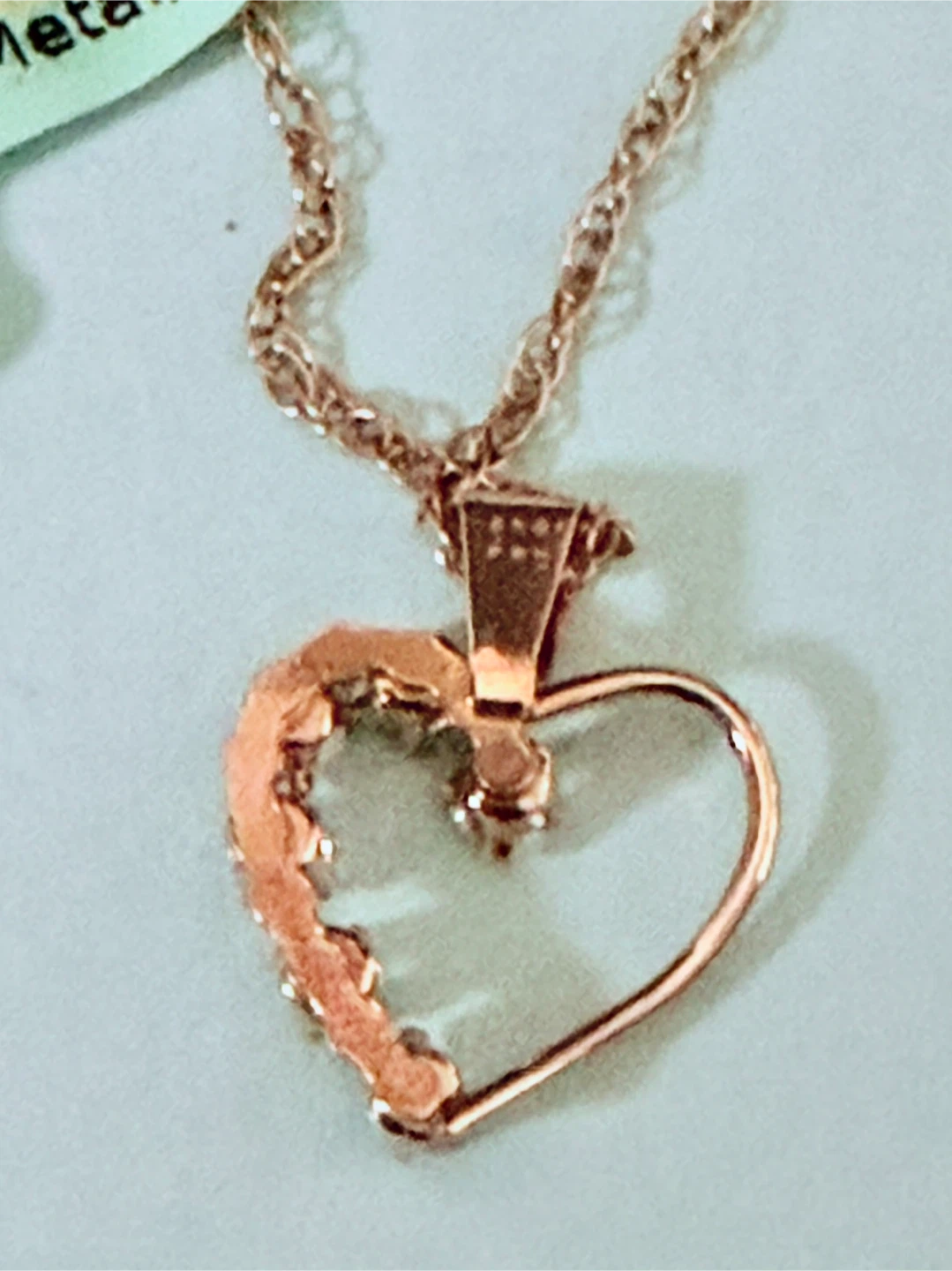 Heart Pendant Necklace with Cubic Zirconia - photo 3