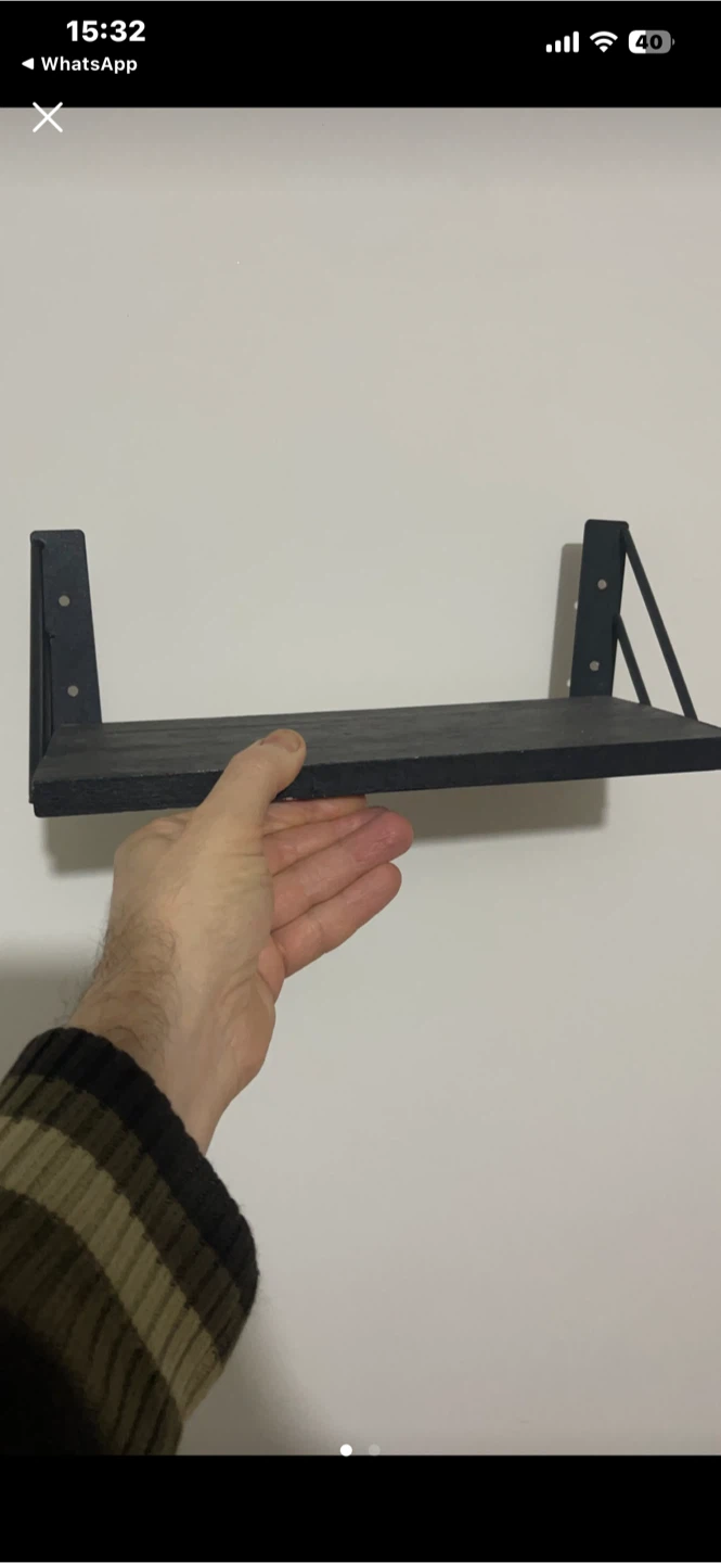 Black Wall Shelf - photo 2