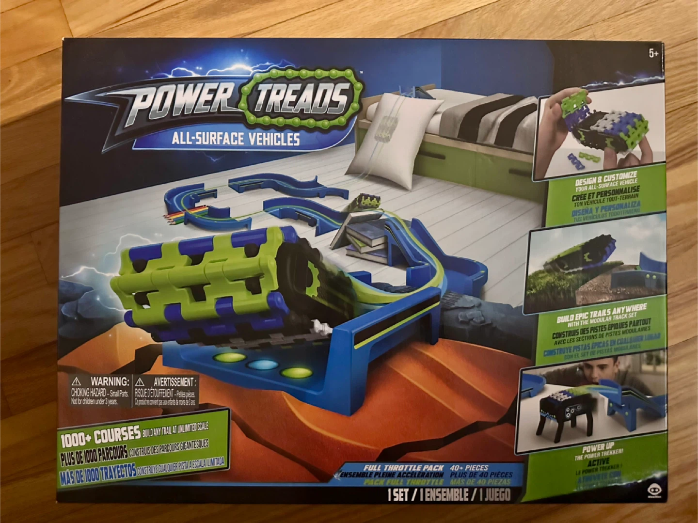 Power Treads All-Surface Vehicles Toy Track Set
