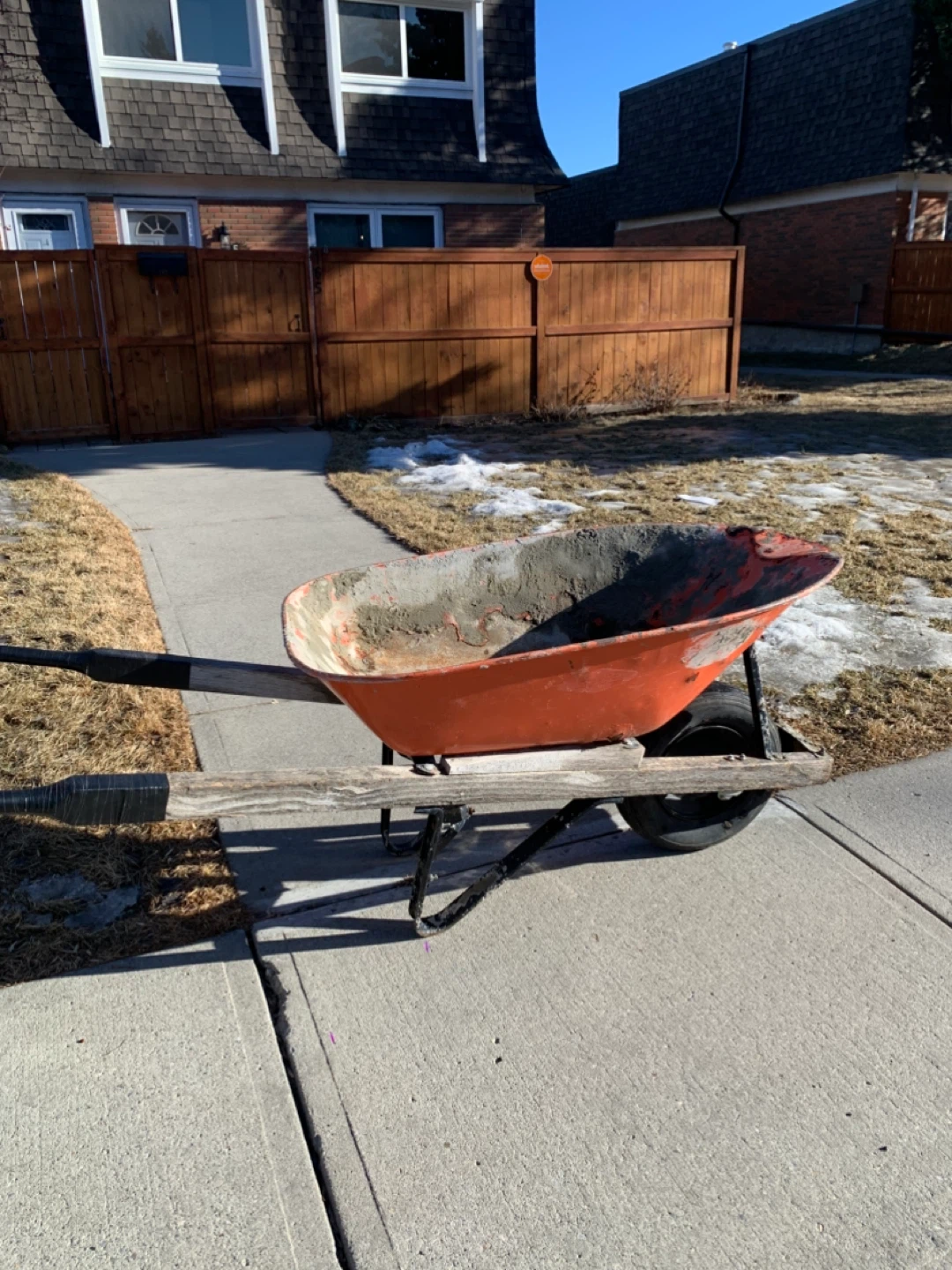 Wheelbarrow Orange - Tools / Outdoor Home Garden - photo 4