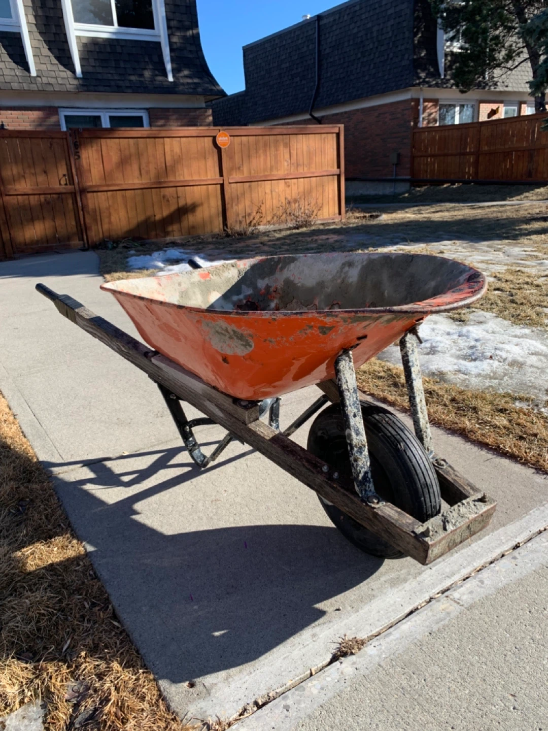 Wheelbarrow Orange - Tools / Outdoor Home Garden
