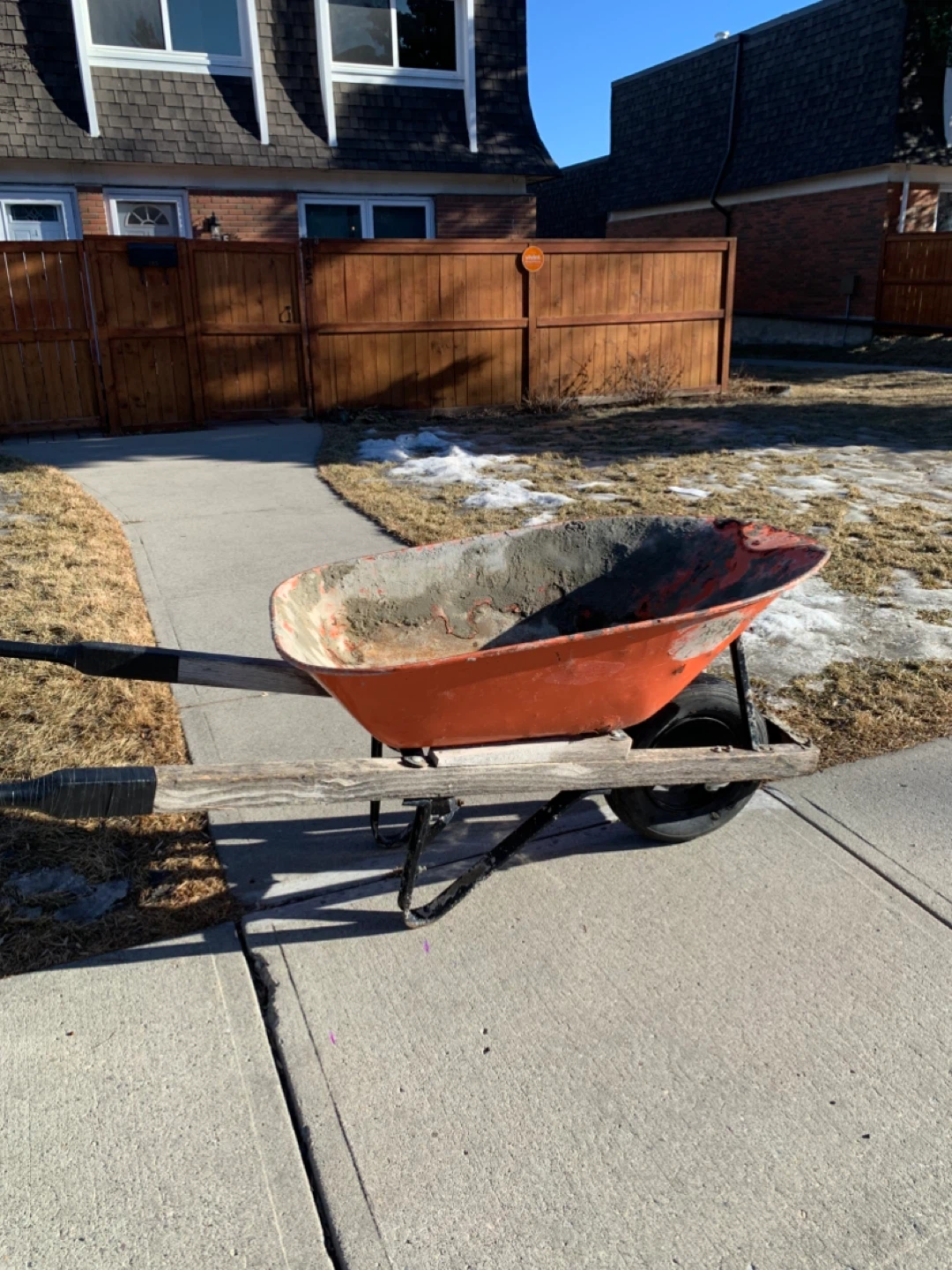Wheelbarrow Orange - Tools / Outdoor Home Garden - photo 5