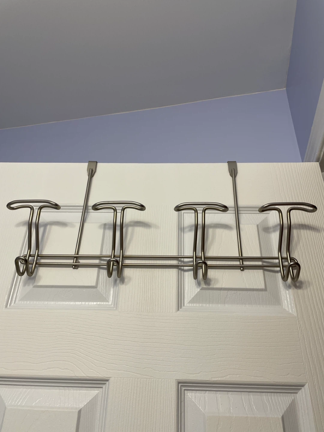 Over-the-Door 6 Hook Organizer Rack