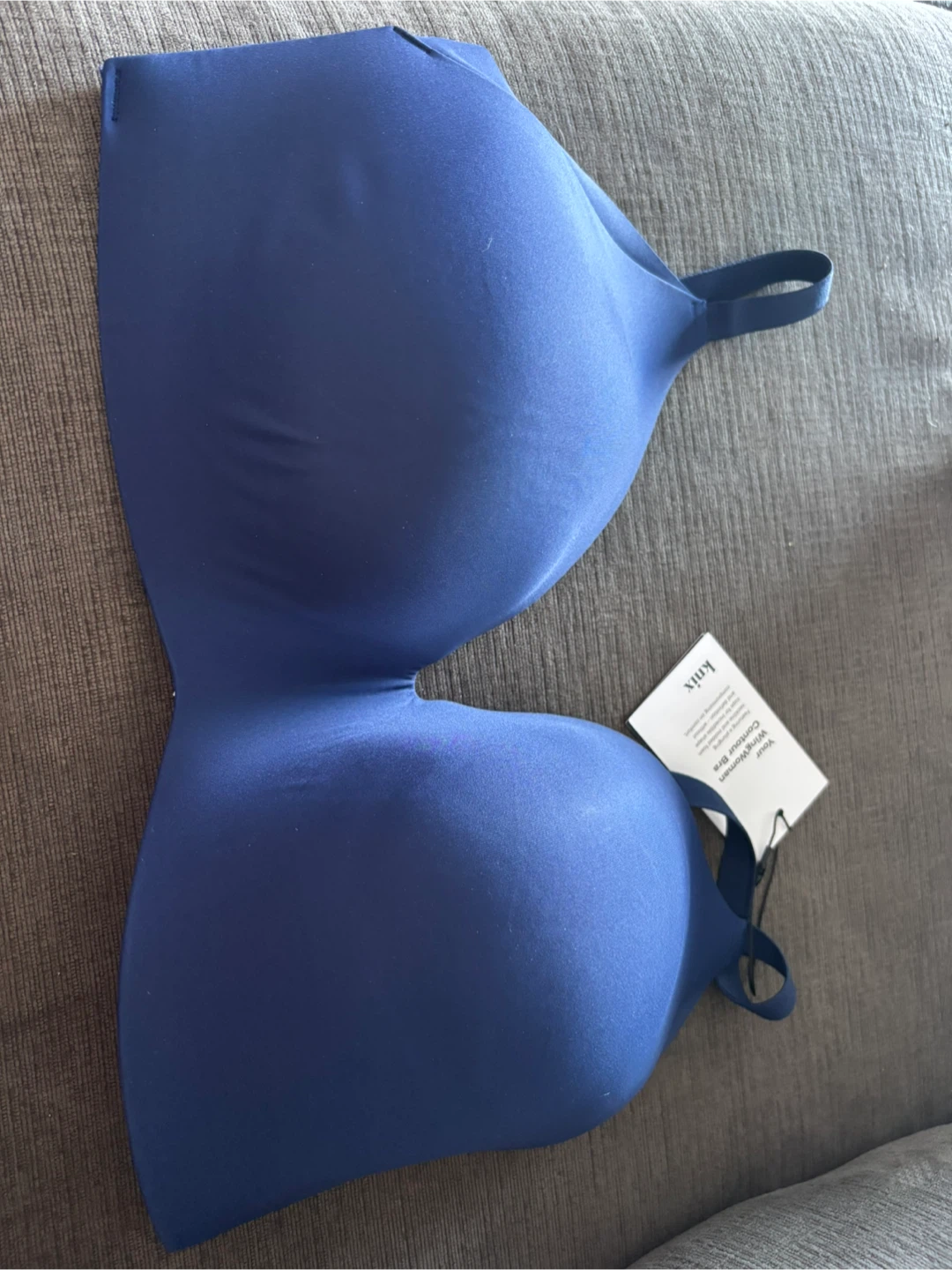 Knix WingWoman Contour Bra - Size 8 - Midnight Blue